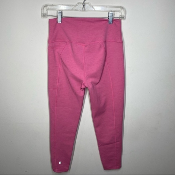 Sweaty Betty Super Sculpt 7/8 Yoga Leggings in Camellia Pink - Picture 7 of 7